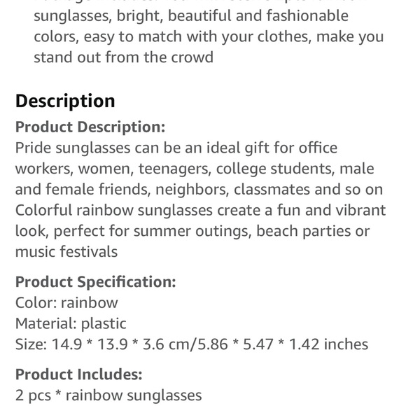🌈3/$45🌈 Sunglasses, 2 pairs, new in packaging ! - Picture 6 of 8